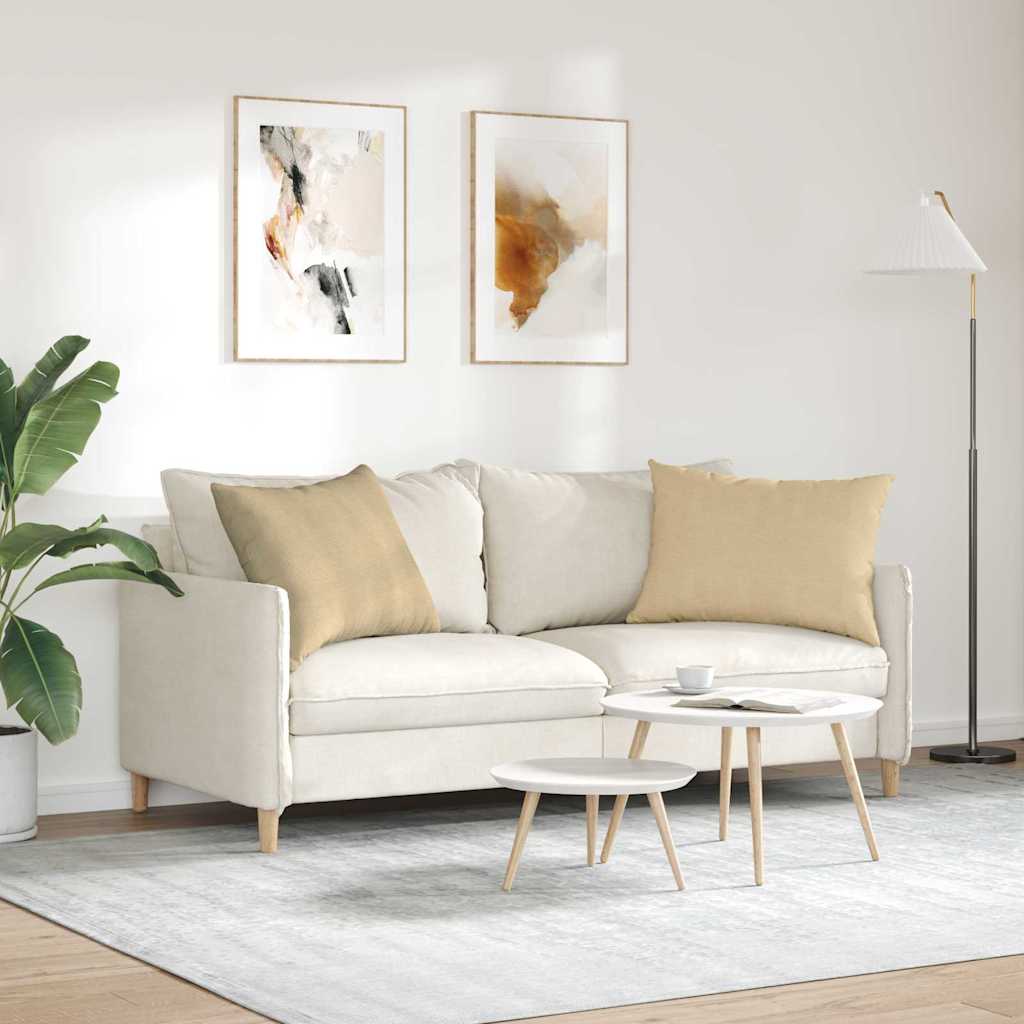 Sofa Pillows 2 pcs Grey Green 70 x 50 cm Corduroy Fabric